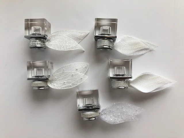 Feuilles en tissu pour bouchons — réalisation Maq’Exe