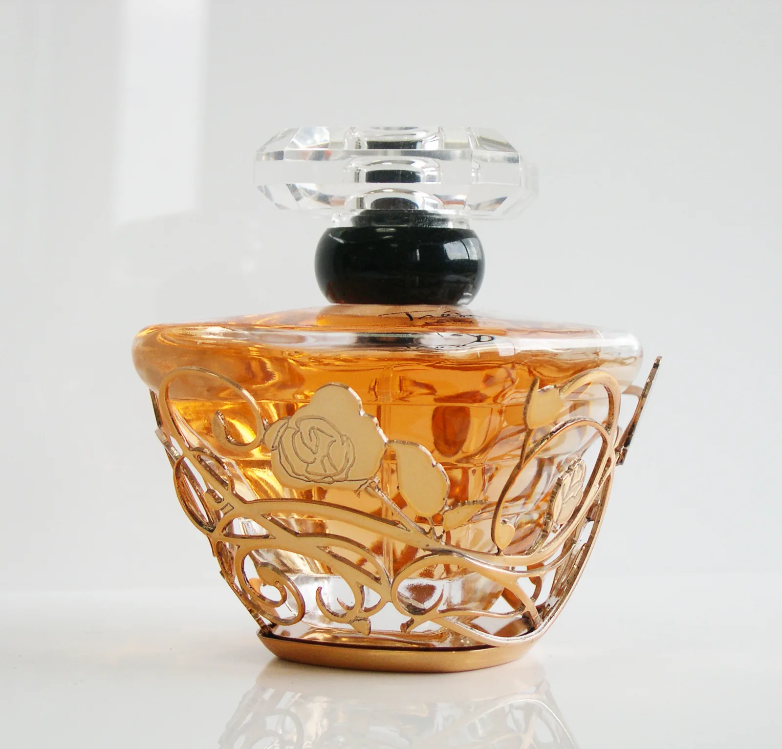 Lancôme · Trésor, résille dorée — réalisation Maq’Exe