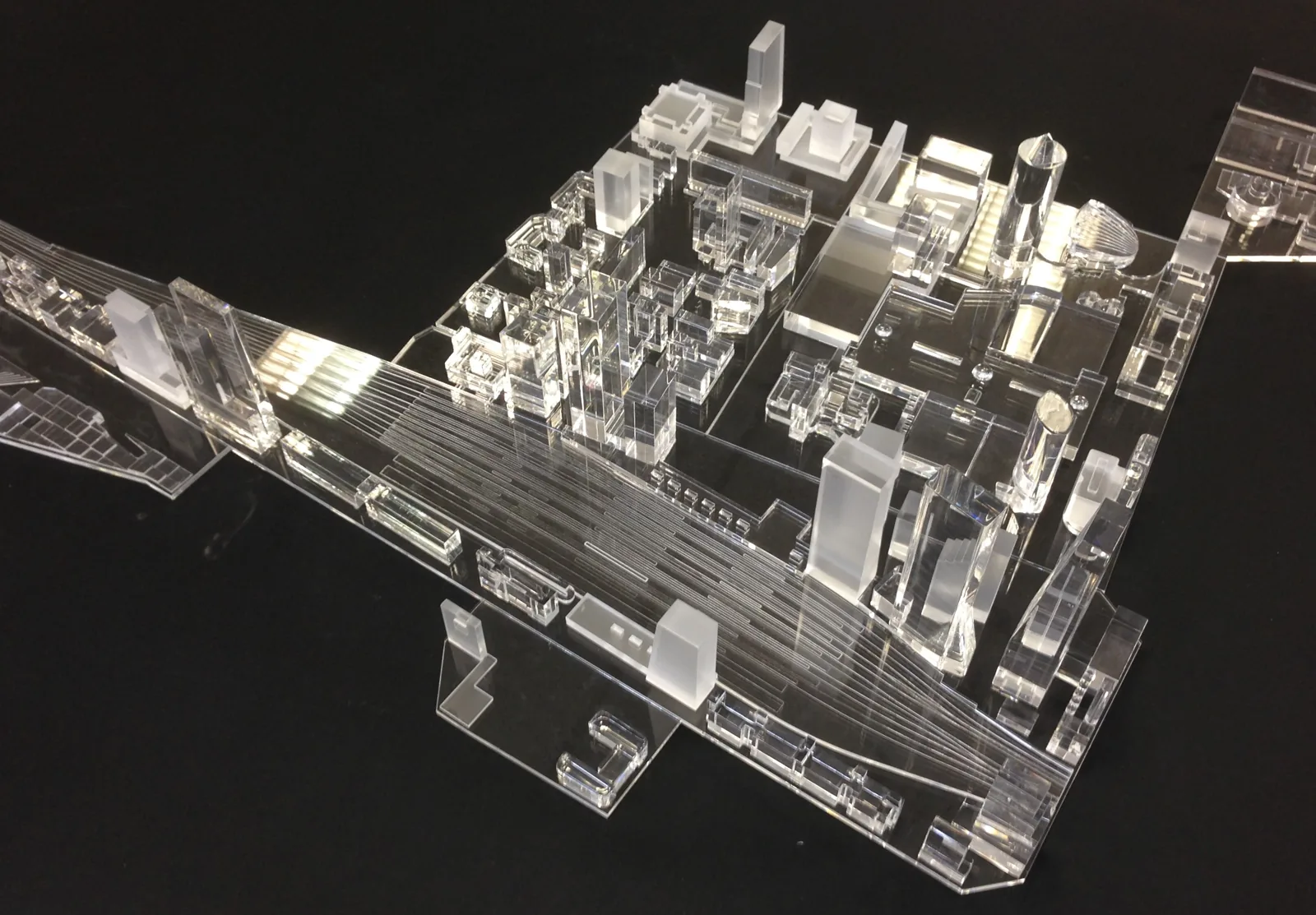 Maquette d’architecture en plexi — réalisation Maq’Exe