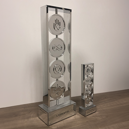 Trophées · Les Échos — réalisation Maq’Exe