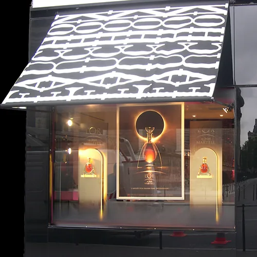 Martell · Vitrine — réalisation Maq’Exe