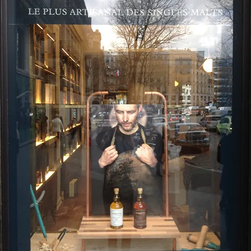 The Balvenie · Vitrine — réalisation Maq’Exe
